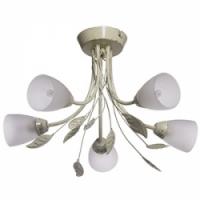 Ceiling lamp-autum leaves 5 x 33 watts g9 cream