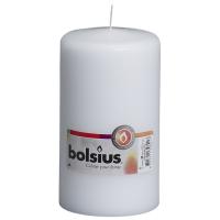 Candle post bolsius white 7.8 x 15 cm