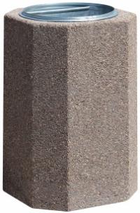 Concrete waste container / urn 45l