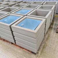 Betona atkritumu tvertne / urna 33 l / 400 x 400 x 430 mm