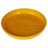 Paliktnis puķu podiem 20 cm dzeltens