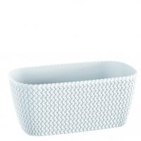 Puķu kaste splofy 29.7 x 15.7 x 13.3 cm balta